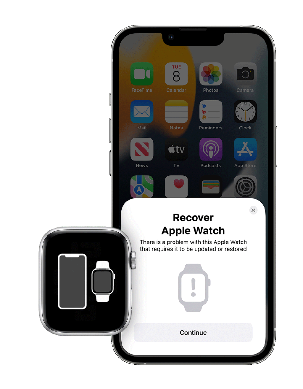 用iPhone回復Apple Watch