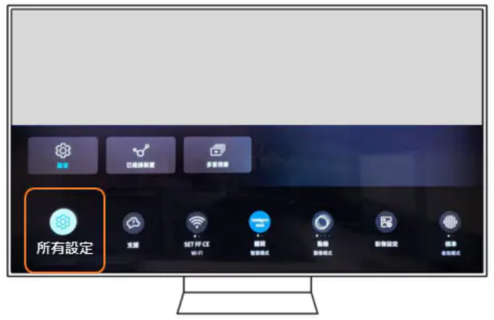 HDMI-電視-設定-所有設定