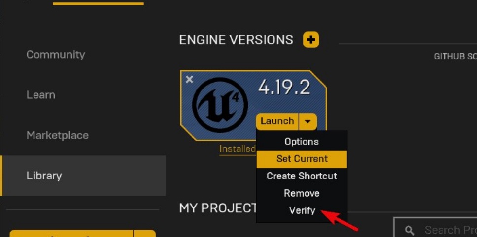 Unreal Engine-遊戲庫-驗證