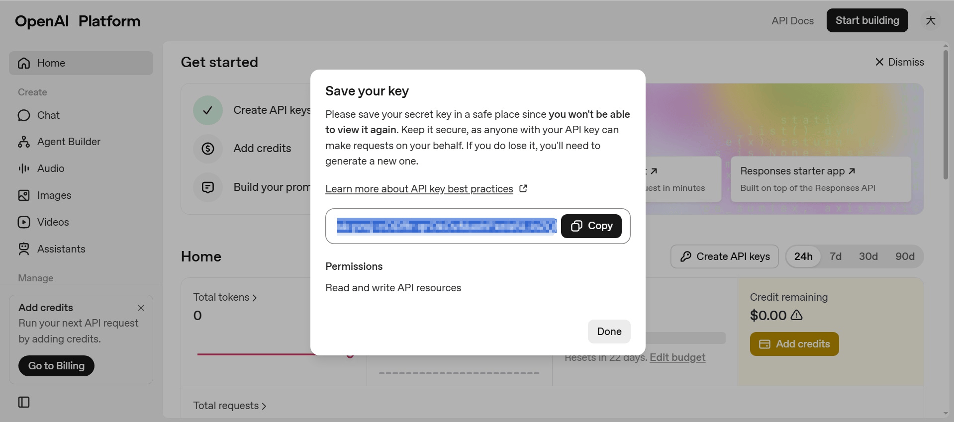 openai-copy API key